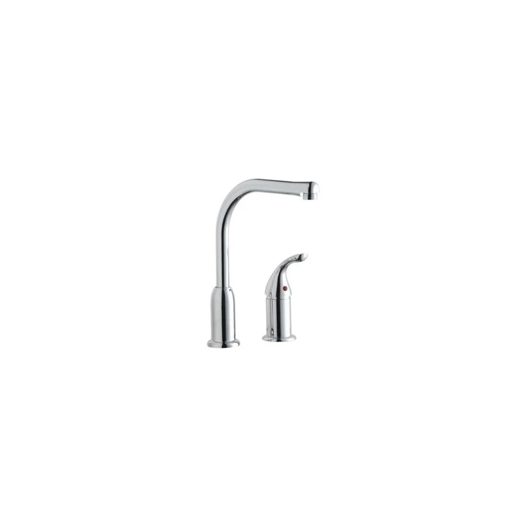 Kitchen Faucet Everyday Deck Mount 1 Remote Lever ADA Chrome Restricted 2 Hole Spout Height 11-1/2 Inch - Frankwebs