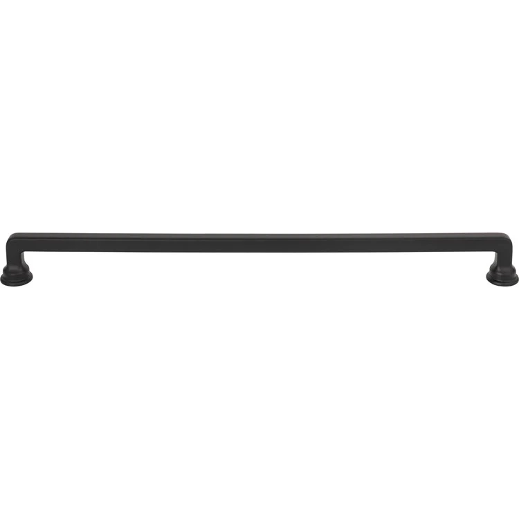Drawer Pull Atlas Oskar Matte Black Zinc Alloy 12 Inch - Frankwebs