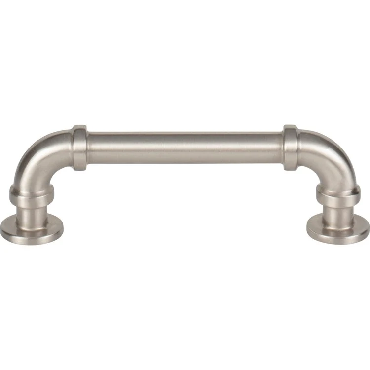 Drawer Pull Atlas Steam Punk Brushed Nickel Zinc Alloy 3-3/4 Inch - Frankwebs