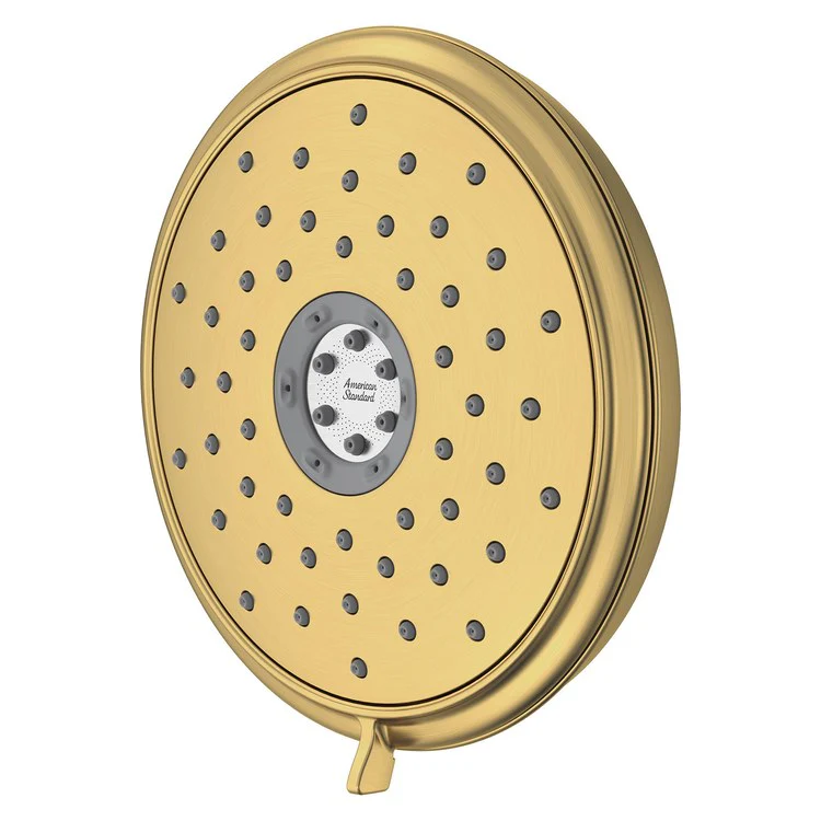 Showerhead Spectra 4 Function Fixed Brushed Cool Sunrise 7-1/4 Inch 1.8 Gallons per Minute Drench Sensitive Jet Massage - Frankwebs