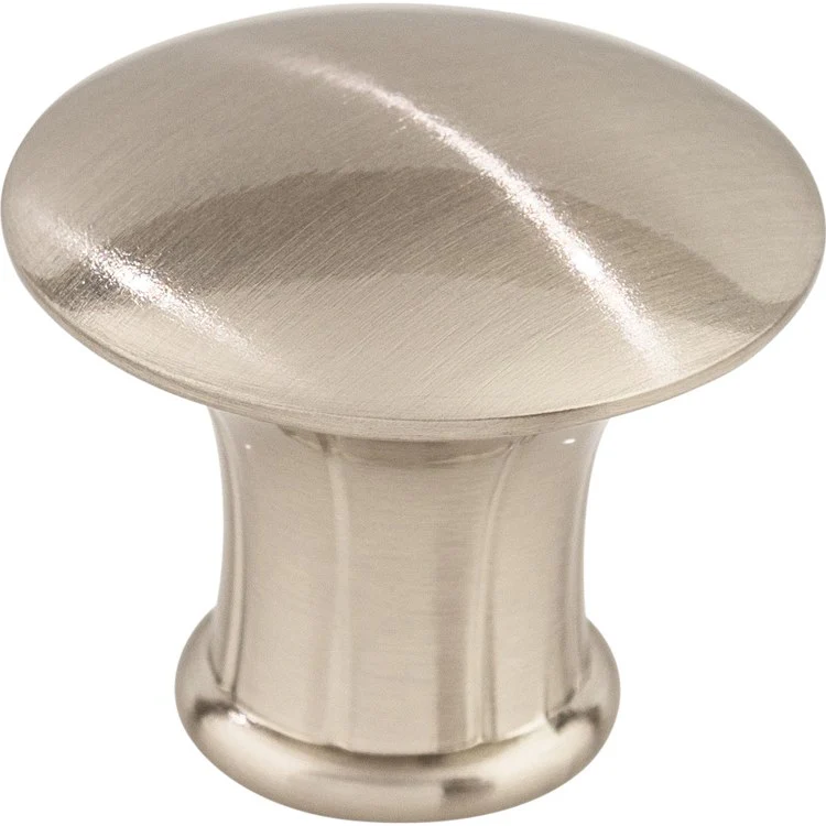 Knob Asbury Lund Round Brushed Satin Nickel Zinc Alloy 1-1/4 x 1-1/4 x 1 Inch 1 Inch - Frankwebs