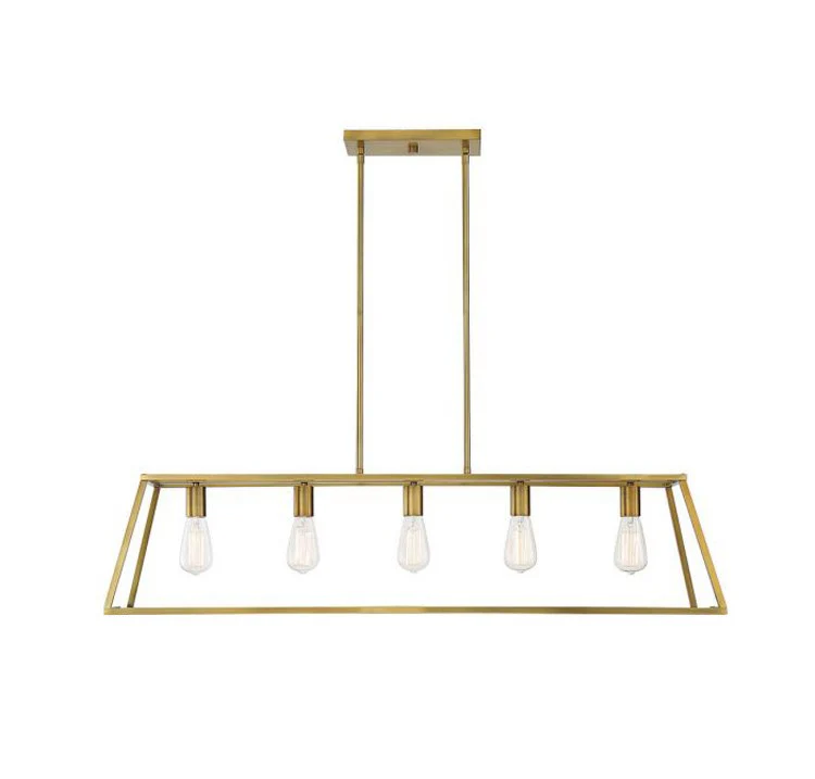 Denton Five-Light Linear Chandelier - Frankwebs