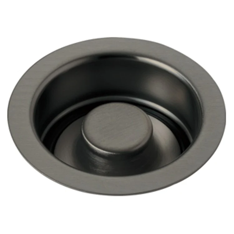 Disposal Flange with Stopper Black Stainless 4-1/2 Inch Brass for Kitchen Sink - Frankwebs
