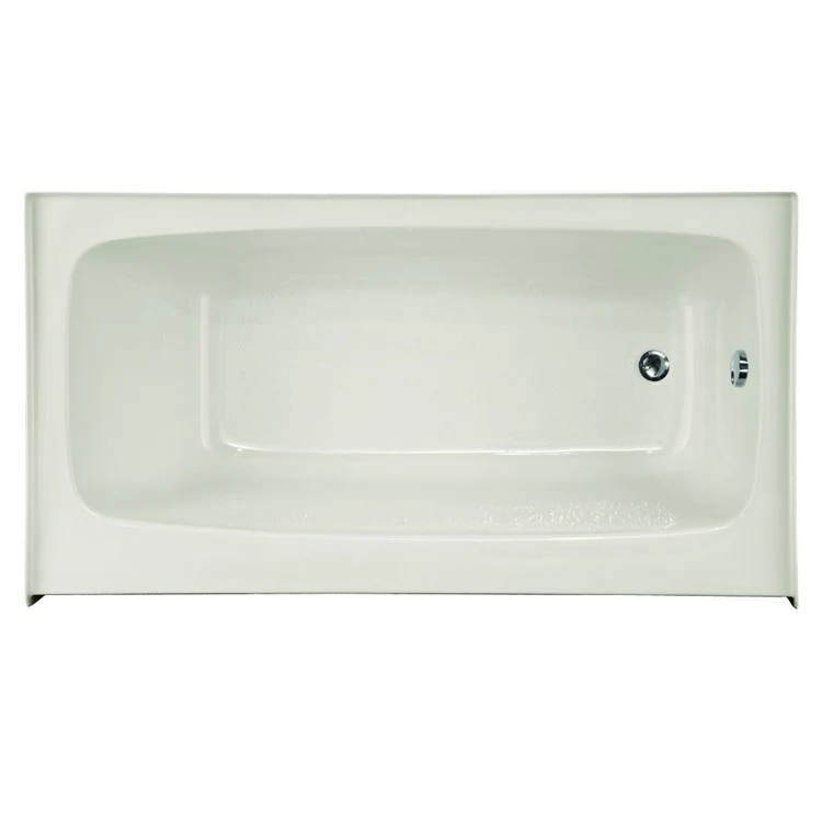Soaking Tub Studio Collection Regan 66 x 32 Inch Shallow Depth Alcove Tub Only Right Hand Biscuit Acrylic - Frankwebs