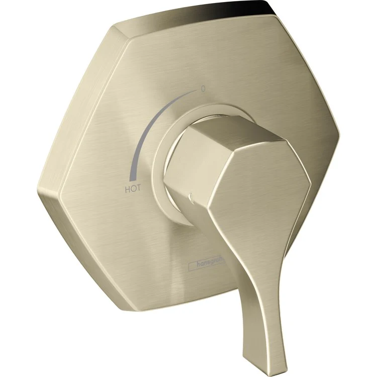 Pressure Balance Valve Trim Locarno 1 Lever Brushed Gold Optic ADA 5.44 Gallons per Minute - Frankwebs