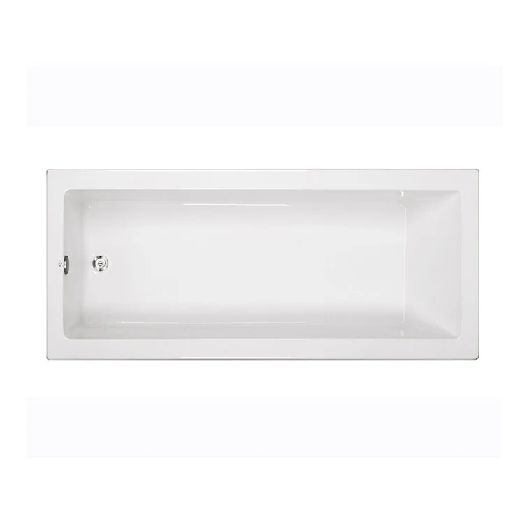 Soaking Tub Andrea 1 71.625 x 31.625 Inch Drop-In Left/Right Hand White Acrylic CXL 100 Gallons 22-1/4 Inch - Frankwebs
