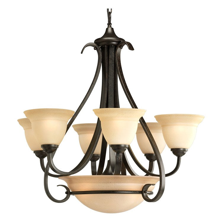 Torino Six-Light Two-Tier Chandelier - Frankwebs