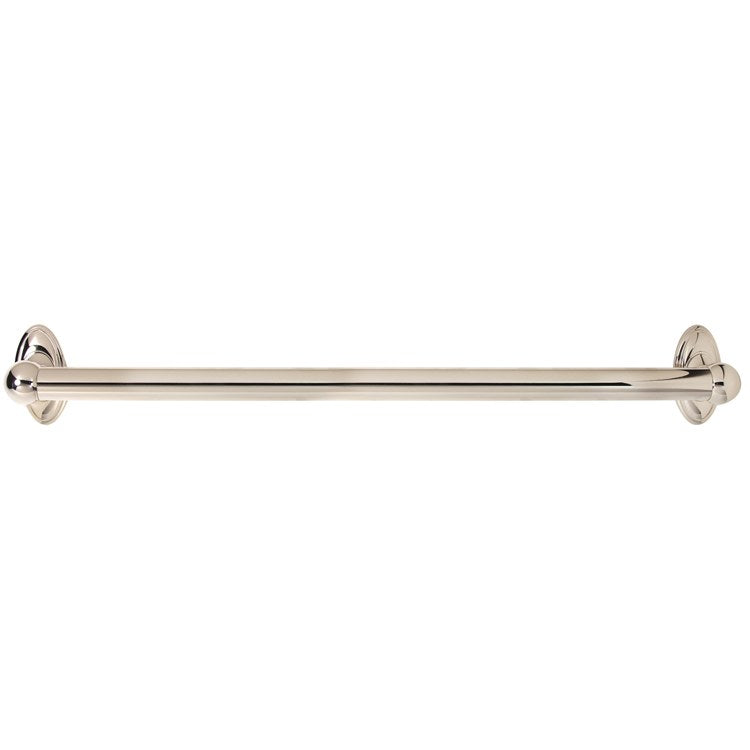 Grab Bar Classic Traditional 24 Inch Chocolate Bronze Concealed Wall Mount Brass 1-1/4 Inch - Frankwebs