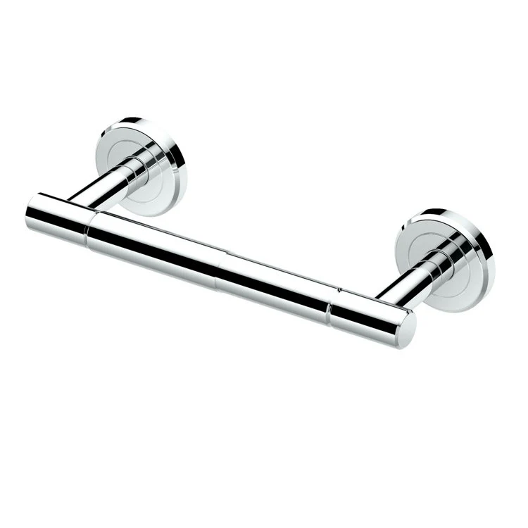 Toilet Paper Holder Latitude II Double Post Chrome Metal Wall Mount - Frankwebs