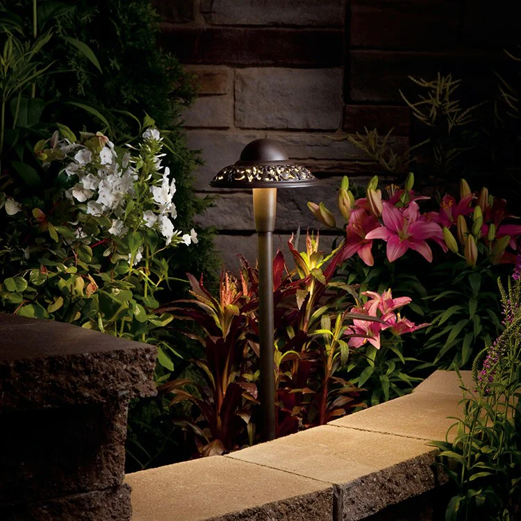 Pierced Dome 3000K LED Path Light - Frankwebs