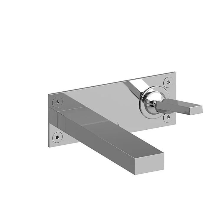 Lavatory Faucet Kubik Wall Mount 1 Lever ADA Black 1.5 Gallons per Minute - Frankwebs