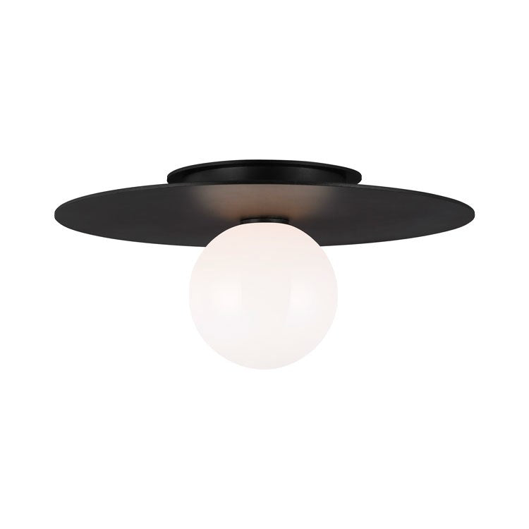 Nodes Single-Light Medium Flush Mount Ceiling Fixture by Kelly - Frankwebs