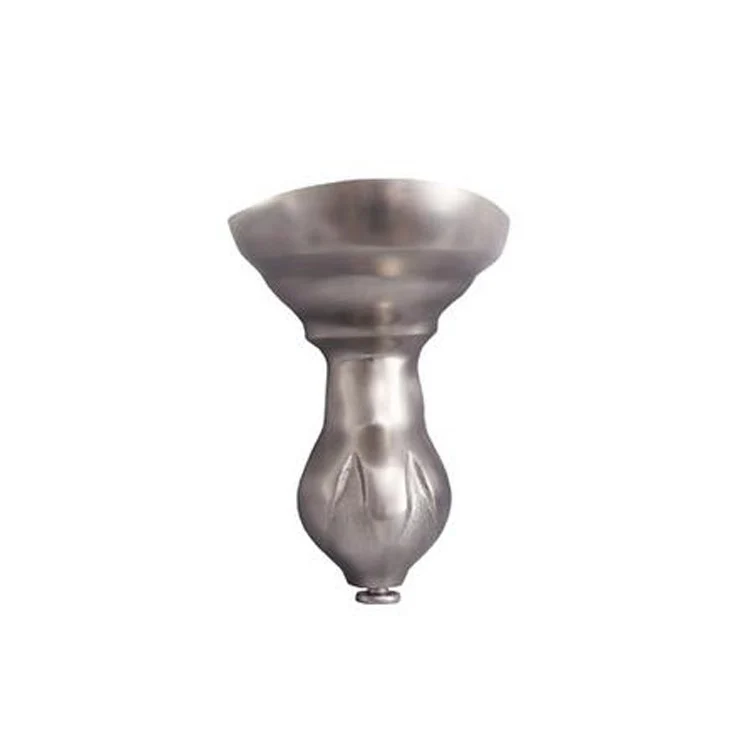 Freestanding Tub Addison 48 Inch Roll Top Oval Cast Iron White/Brushed Nickel Ball and Claw Feet No Faucet Holes - Frankwebs