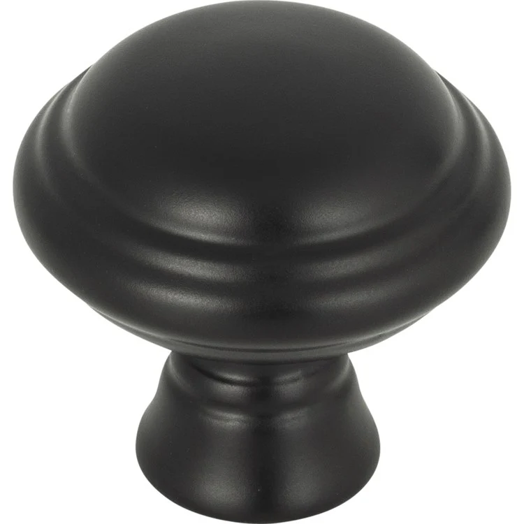 Knob Grace Henderson Flat Black Zinc Alloy 1-1/4 x 1-1/4 Inch - Frankwebs