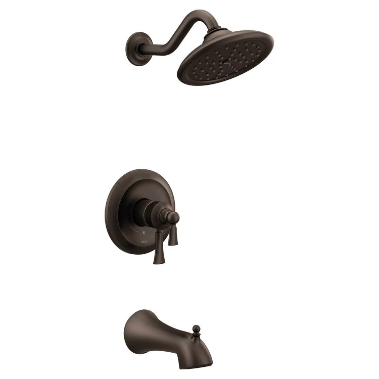 Tub and Shower Trim Wynford M-Core 4-Series 2 Lever Oil Rubbed Bronze WaterSense ADA 1.75 GPM - Frankwebs