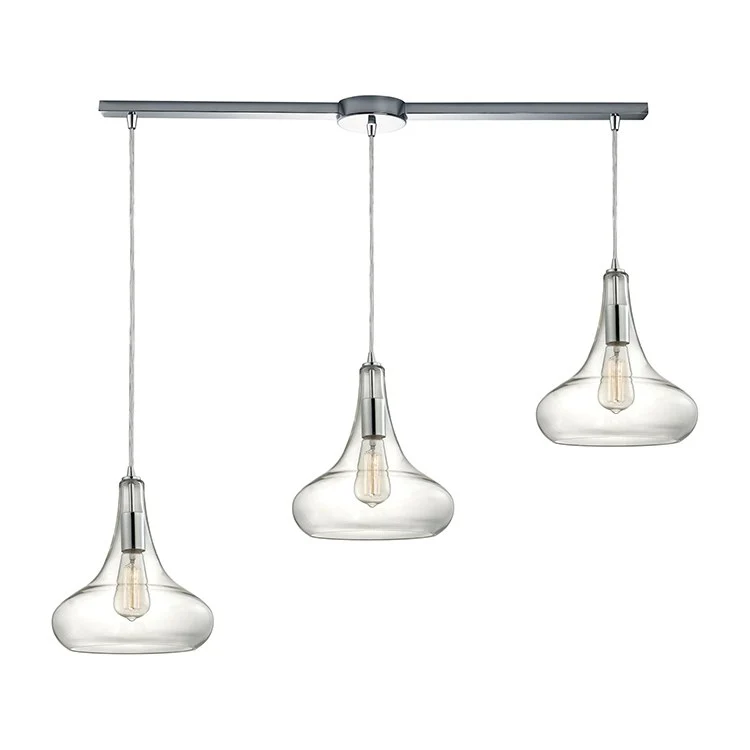 Orbital Three-Light Linear Pendant - Frankwebs