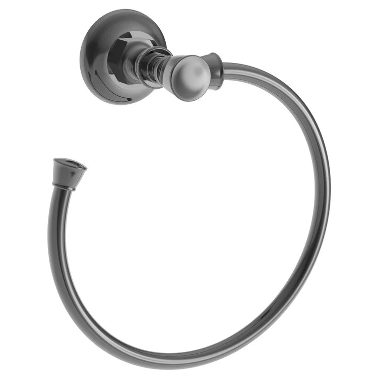 Towel Ring Vander 7-5/16 Inch Open Midnight Chrome Brass 3-3/16 Inch - Frankwebs