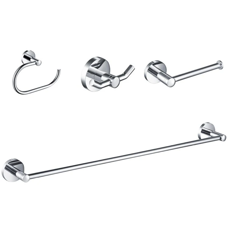 Elie 4-Piece Bath Hardware Set with 24