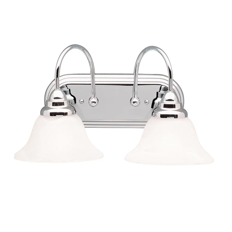 Telford Two-Light Bathroom Vanity Fixture - Frankwebs
