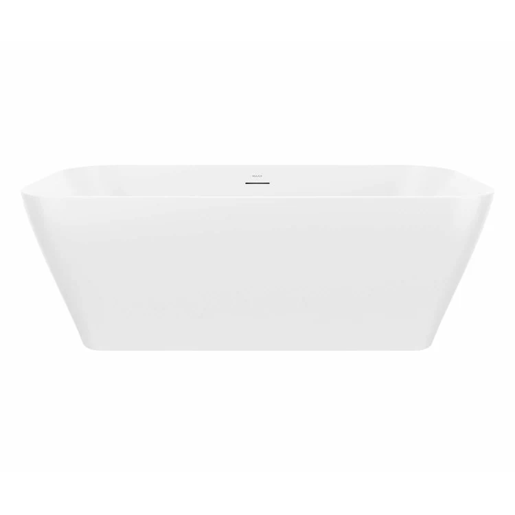 Freestanding Tub Renata 66-7/8 x 31-1/2 x 23-5/8 Inch Center Drain Matte White Rectangular - Frankwebs