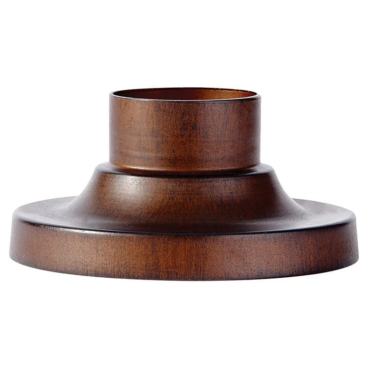 Outdoor Fluted Pier Mount with Square Base - Frankwebs