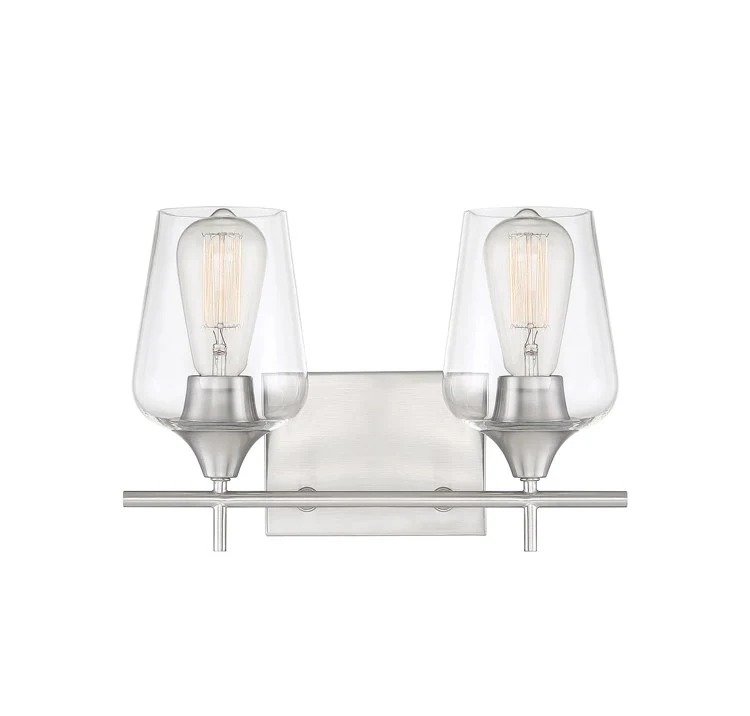 Octave Two-Light Bathroom Vanity Fixture - Frankwebs