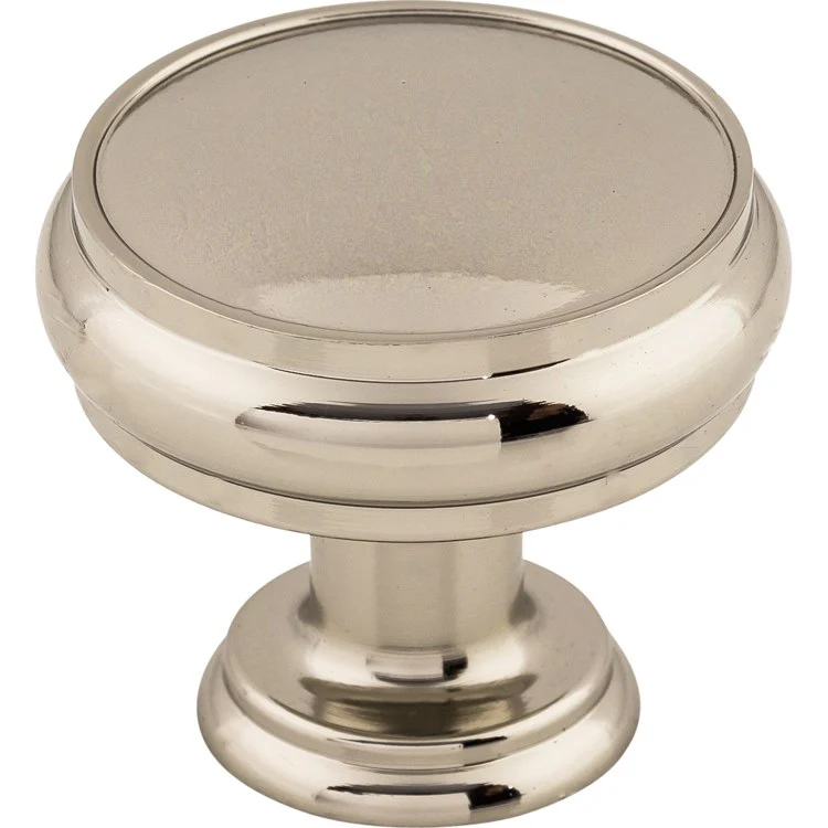 Knob Serene Eden Round for Decorative Hardware Ash Gray Zinc Alloy 1-3/8 Inch - Frankwebs
