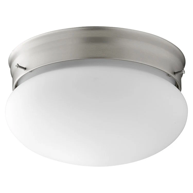 Signature Single-Light Small Mushroom Flush Mount Ceiling Fixture - Frankwebs