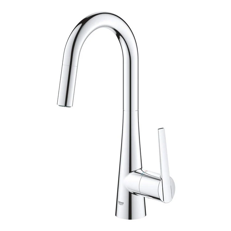 Zedra/Ladylux Single Handle Pull-Down Bar/Prep Faucet with Dual-Function Spray Head - Frankwebs