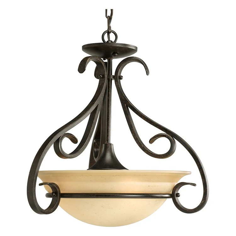 Torino Three-Light Semi-Flush Mount Ceiling Light - Frankwebs