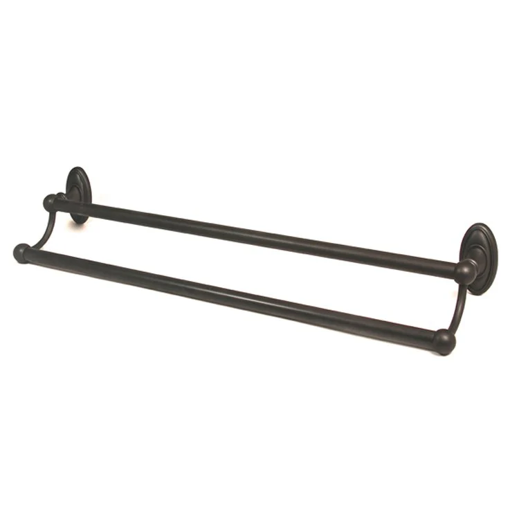 Towel Bar Classic Traditional Bath 30 Inch Double Chocolate Bronze Brass 5-5/8 Inch - Frankwebs