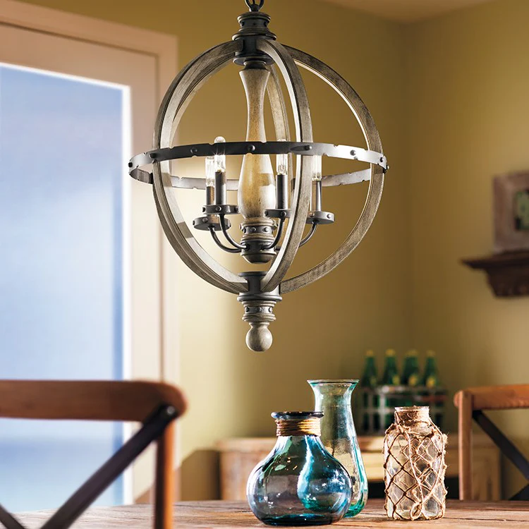 Evan Five-Light Globe Chandelier - Frankwebs