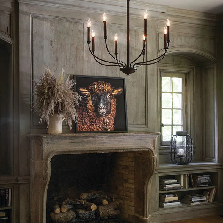 Alister Eight-Light Chandelier - Frankwebs