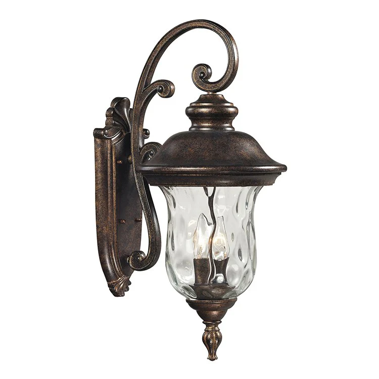 Lafayette Three-Light Outdoor Wall Sconce - Frankwebs