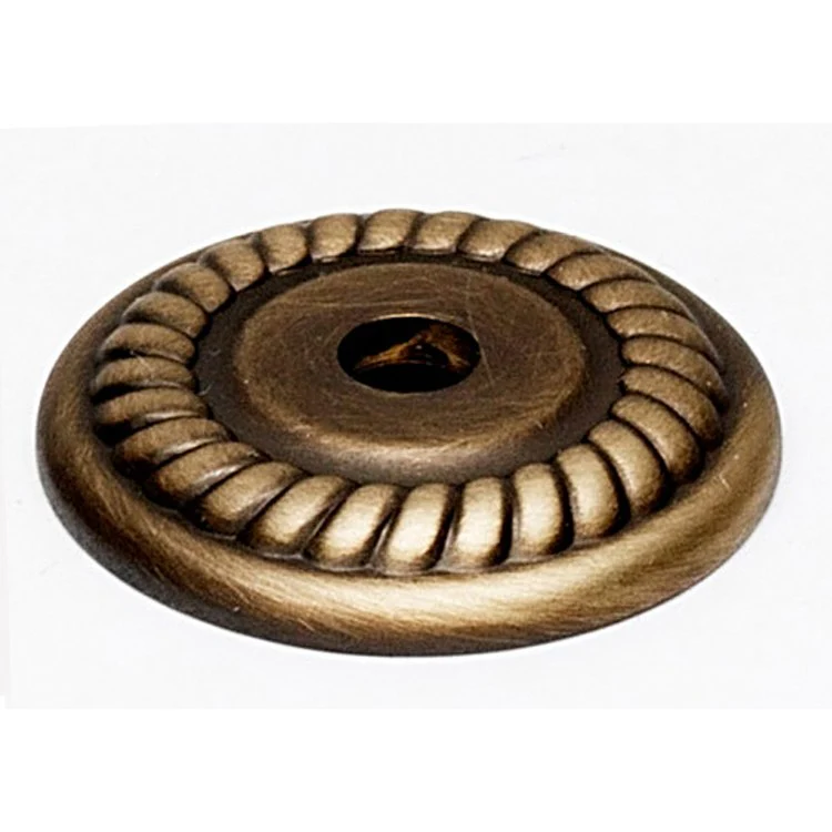 Backplate Rope 1 Inch Antique English Brass for A812-1 - Frankwebs