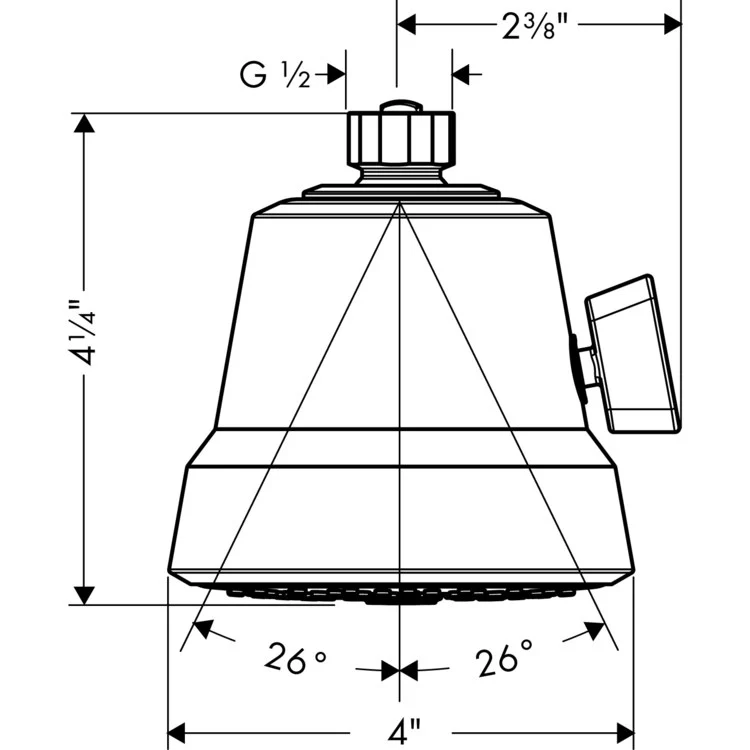 Club 100 3-Jet Shower Head (1.5 GPM) - Frankwebs