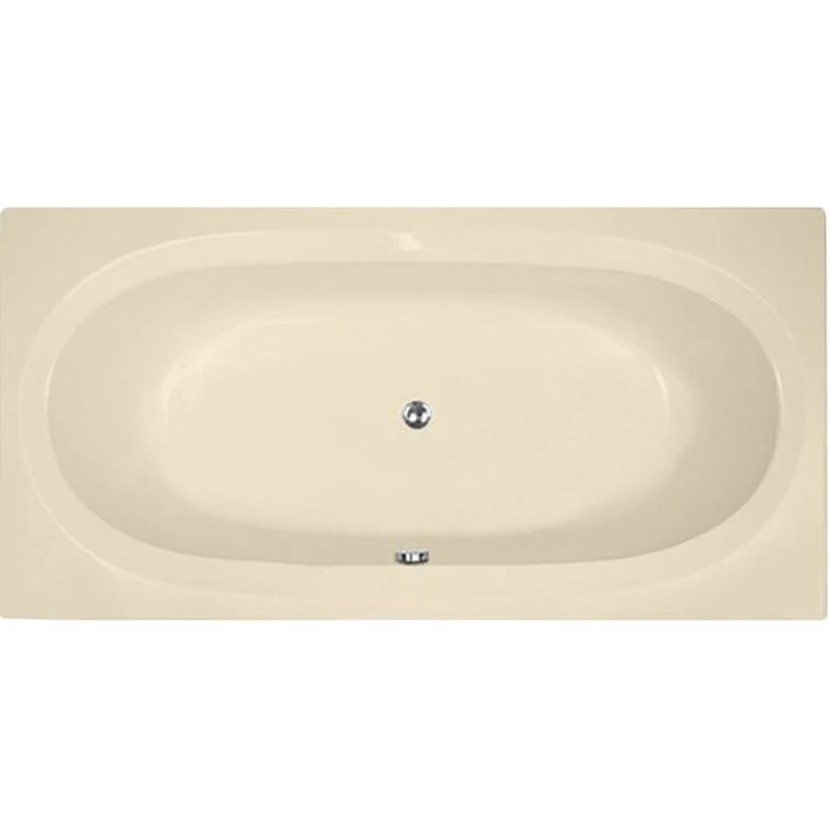 Soaking Tub Designer Collection Caribe 72 x 36 Inch Drop-In Tub Only Center Bone Gelcoat - Frankwebs
