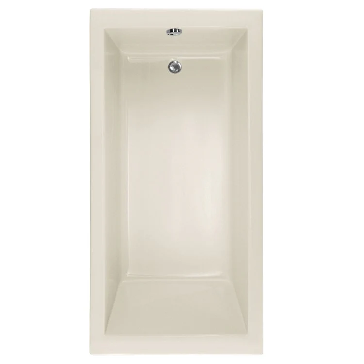 Soaking Tub Designer Collection Lacey 60 x 36 Inch Drop-In Tub Only End Bone Acrylic - Frankwebs