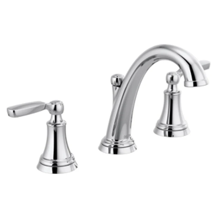 Lavatory Faucet Woodhurst Widespread 8-16 Inch Spread 2 Lever ADA WaterSense Chrome 1.2 Gallons per Minute - Frankwebs
