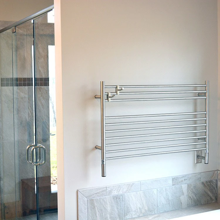 Jeeves L 10-Bar Straight Stainless Steel Towel Warmer - Frankwebs