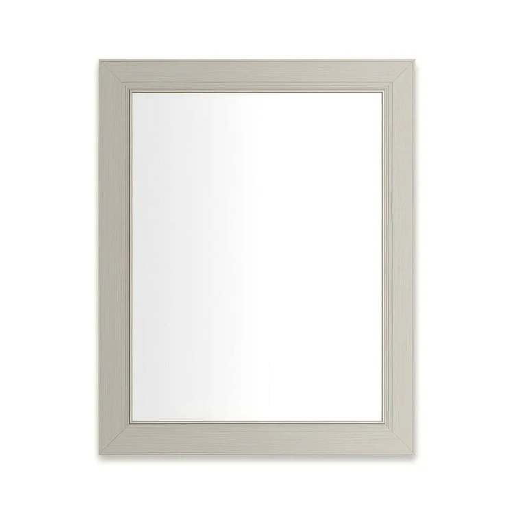 Medicine Cabinet Main Line 24 x 30 Inch 1 Doors Framed Mirror Vintage Brass Flat Top Merion Frame Slow Close Hinges 4 Inch - Frankwebs