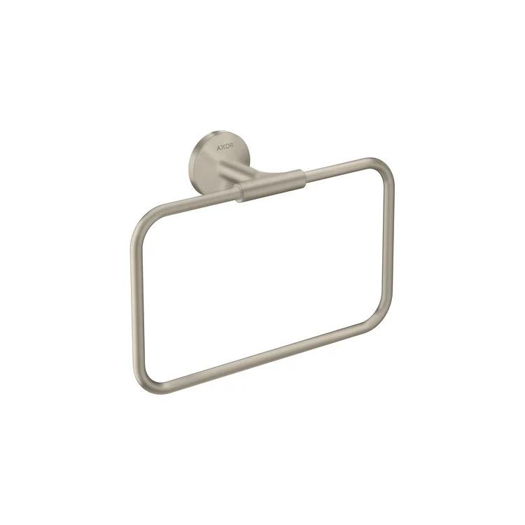 Towel Ring Universal Circular 9-7/8 Inch Closed Brushed Nickel Metal 2-5/8 Inch - Frankwebs