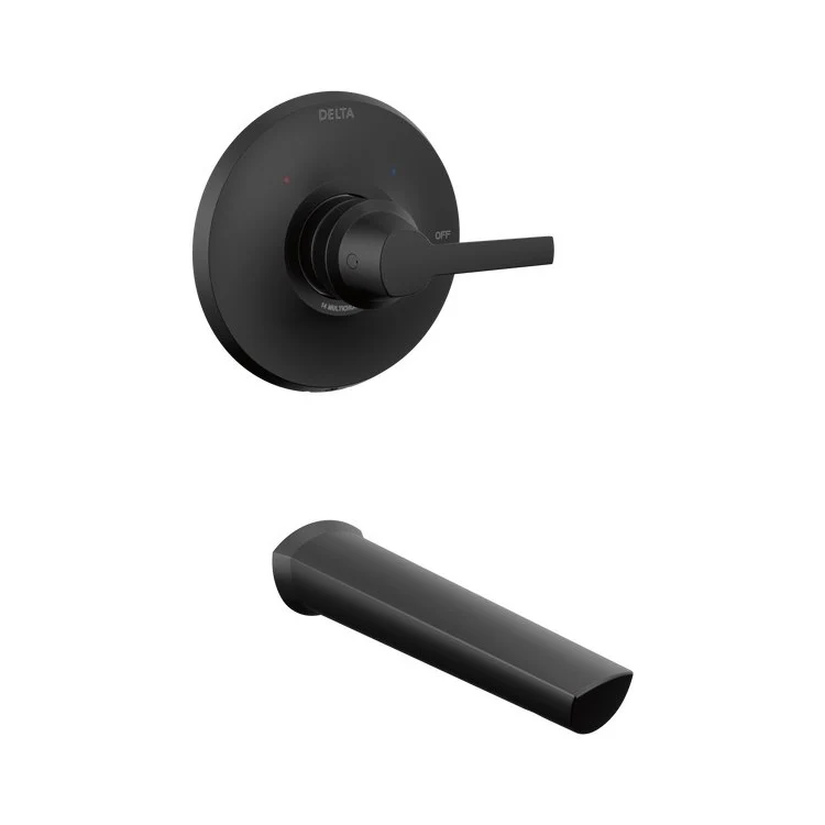 Tub Trim Galeon 14 Matte Black ADA 6-1/2 Inch - Frankwebs