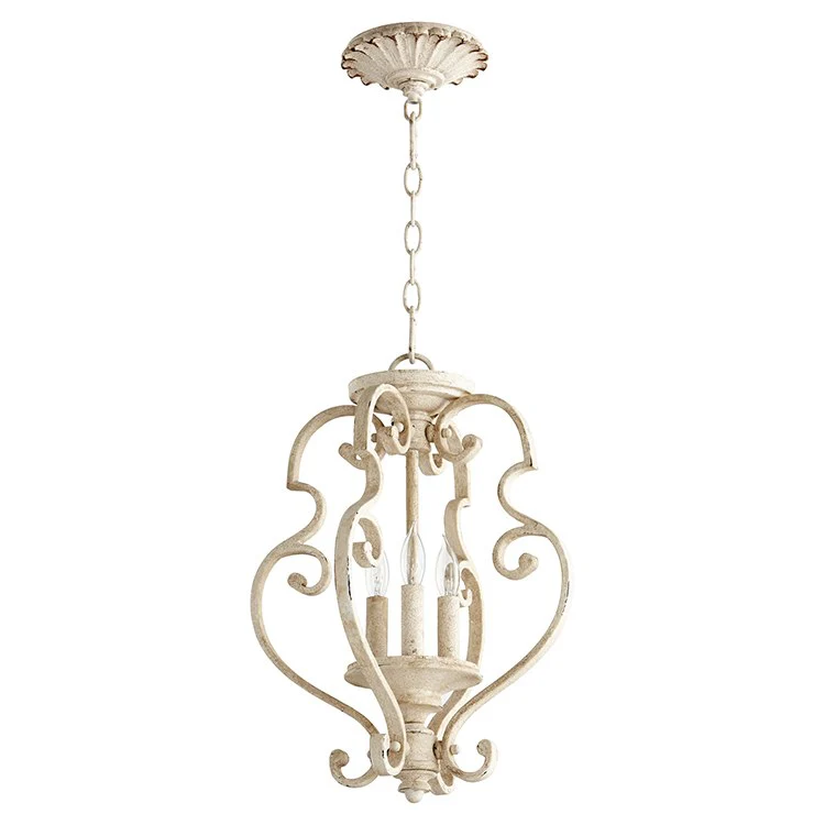 San Miguel Three-Light Convertible Semi-Flush Mount Ceiling/Fixture/Pendant - Frankwebs