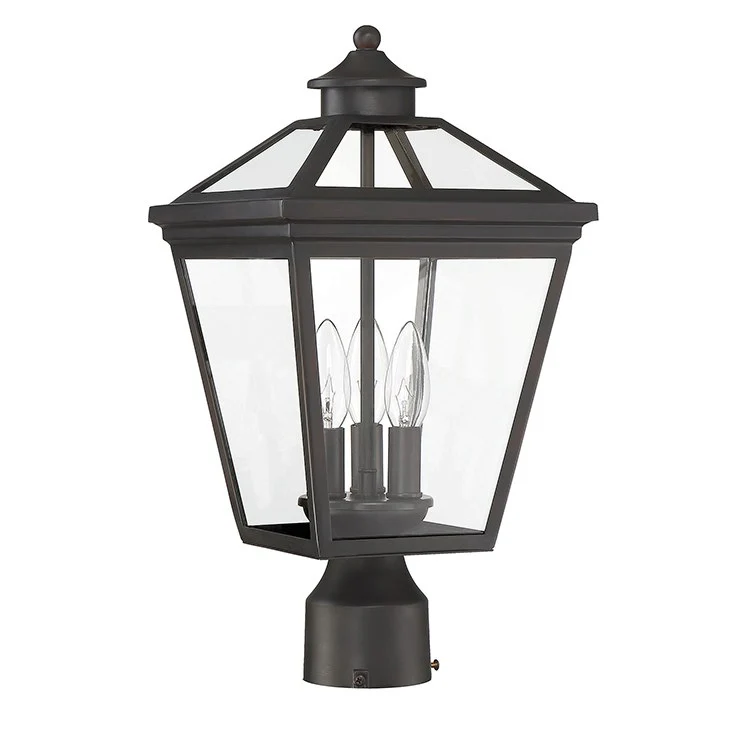 Ellijay Three-Light Outdoor Post Lantern - Frankwebs