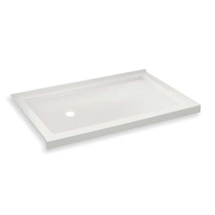 Shower Base B3 Corner Left Stabili-T Round Drain White 60 x 34 Inch Acrylic Left Hand - Frankwebs
