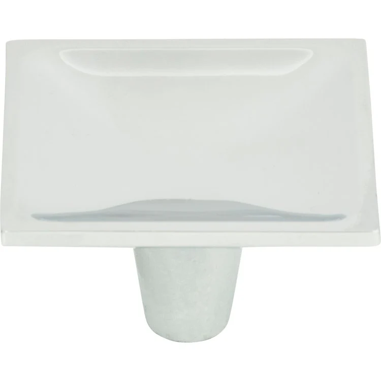 Knob Atlas Dap Square Polished Chrome Zinc Alloy 2 Inch - Frankwebs