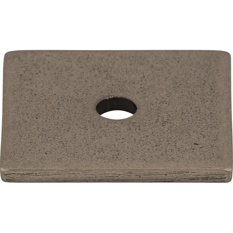 Knob Backplate Sanctuary Square Pewter Antique 1 Inch 1 Hole Zinc Alloy - Frankwebs