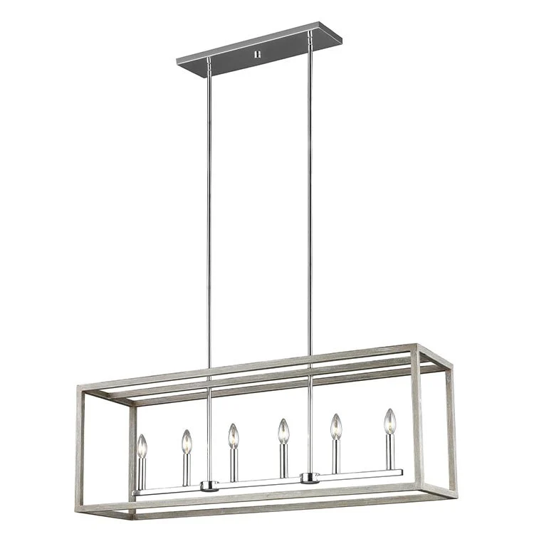 Moffet Street Six-Light Linear Pendant - Frankwebs