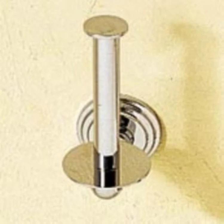 Toilet Paper Holder Chelsea Spare 1 Post Vertical Satin Nickel Brass 4-7/16 Inch 4-5/16 Inch Wall Mount - Frankwebs